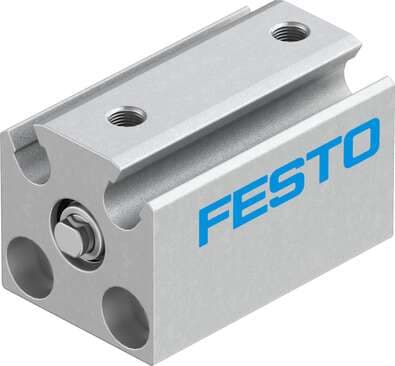 Festo 526901 short-stroke cylinder ADVC-6-5-P-A Without thread on piston rod Stroke: 5 mm, Piston diameter: 6 mm, Cushioning: P: Flexible cushioning rings/plates at both ends, Assembly position: Any, Mode of operation: double-acting 526901 on Powermatic Associates