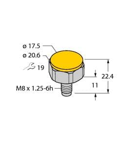 Turck TW-BS8X1.25-19-K9 TW-BS8X1.25-19-K9 Turck - TW-BS8X1.25-19-K9 HF Tag TW-BS8X1.25-19-K9 on Powermatic Associates