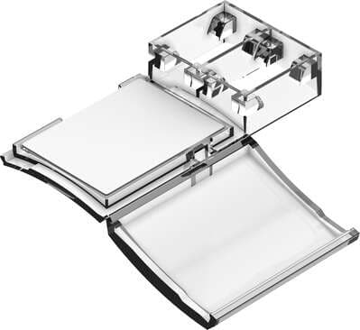 Festo 8106532 inscription label holder ASCF-T-S6-Z Product weight: 1 g, Materials note: Conforms to RoHS, Material label holder: PP 8106532 on Powermatic Associates