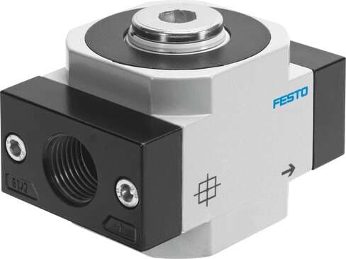 Festo 173929 branching module FRM-3/4-D-MIDI-NPT Pneumatic manifold with 4 connections. Assembly position: Any, Design structure: Branching module, Operating pressure: 0 - 16 bar, Standard nominal flow rate in main flow direction 1->2: 8800 l/min, Operating medium: (* 173929 on Powermatic Associates