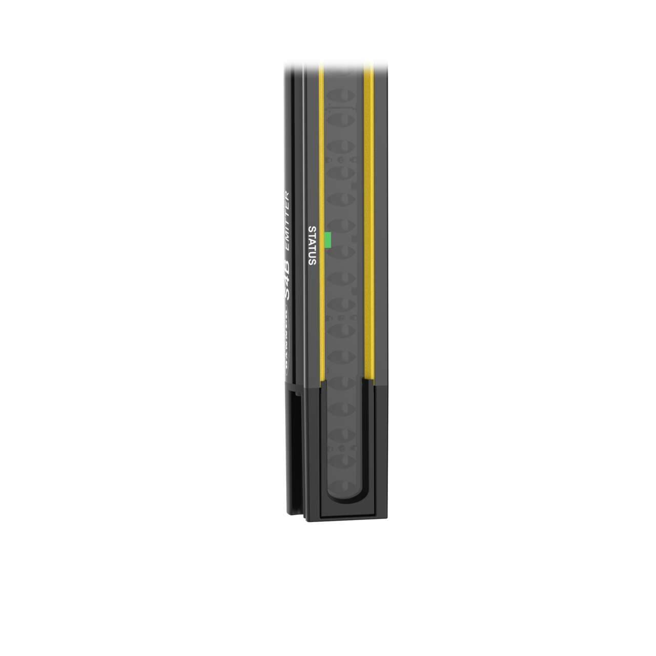 Banner S4BE14-750-S Banner S4BE14-750-S - S4B SLC, Emitter; Resolution: 14 mm; Range 12 m; Defined Area: 750 mm (29.5 in); Housing: Black; Connection: Removable Disconnect (RD); Mounting Hardware and Cable/M12 Pigtail Ordered Separately S4BE14-750-S on Powermatic Associates