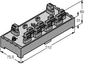 Turck JRBS-40SC-8R/EX JRBS-40SC-8R/EX Turck - JRBS-40SC-8R/EX FOUNDATION fieldbus and PROFIBUS-PA, IP20 junction box, 8-channel JRBS-40SC-8R/EX on Powermatic Associates