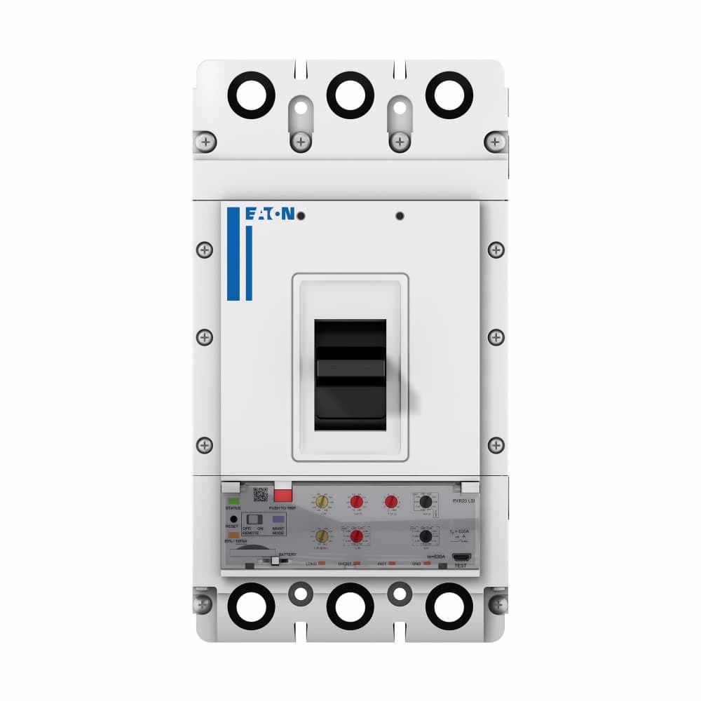 Eaton PDG32G0125E2XL Eaton Power Defense molded case circuit breaker, Globally Rated, Frame 3, Two Pole, 125A, 35kA/480V, PXR20 LSI w/ CAM Link, ZSI and Relays, Standard Terminals Load Only (PDG3X2TA300) PDG32G0125E2XL on Powermatic Associates