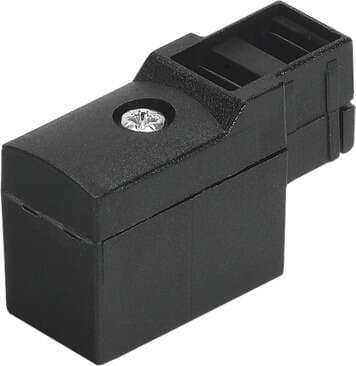 Festo 185521 plug socket MSSD-ZBZC For valves CPE10, CPE14, MZBH, MOZBH. Maritime classification: see certificate, Mounting type: On solenoid valve with self-tapping screw, Assembly position: Any, Product weight: 11 g, Electrical connection: Plug socket 185521 on Powermatic Associates
