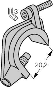 Turck KLI2 KLI2 Turck - KLI2 Accessories, Mounting Bracket, For Profile Cylinders KLI2 on Powermatic Associates