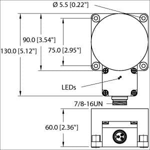 NI60-K90SR-VP4X2-B1141 on Powermatic Associates
