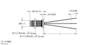 Turck MFS 3F-1 MFS 3F-1 Turck - MFS 3F-1 Actuator and Sensor Receptacle, Rear Mount, Threaded or Snap Connecction MFS 3F-1 on Powermatic Associates