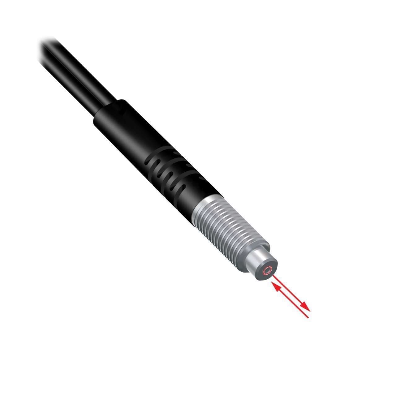 Banner PBCT46UMFR Plastic Fiber, Diffuse Reflective; Core Dia.: 1.0 mm & 16 x 0.265 mm; Fiber Length 2 m; Thread; Free cut PBCT46UMFR on Powermatic Associates