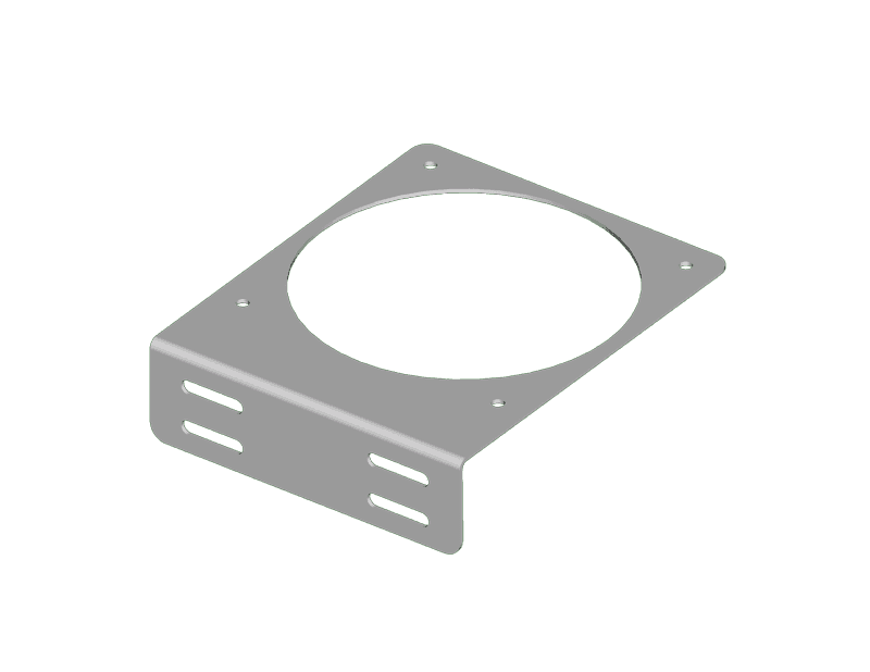 Saginaw Control SCE-112399 Bracket, 4 Inch Fan, Height:6.00", Width:5.00", Depth:1.50", Powder coated white. SCE-112399 on Powermatic Associates