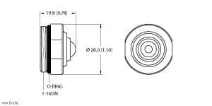 Turck RSFBV-MC RSFBV-MC Turck - RSFBV-MC Accessory for 1, Closure cap, Threaded hand tighten RSFBV-MC on Powermatic Associates