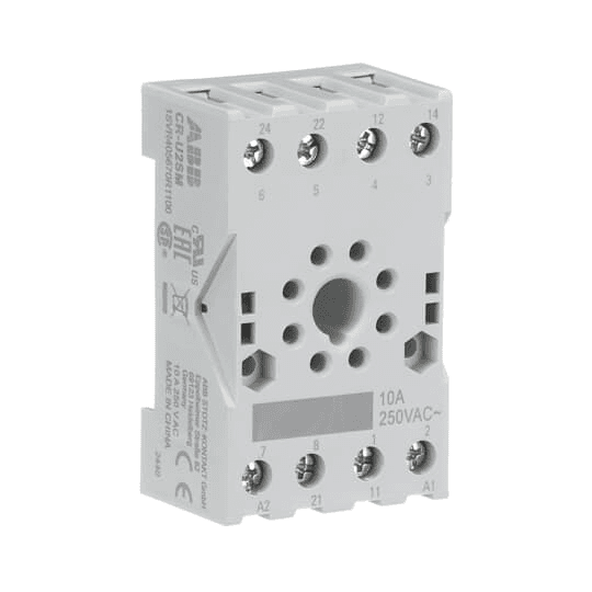 ABB Control 1SVR405670R1100 1SVR405670R1100 ABB Control - CR-U2SM SMALL SOCKET 8 PIN 1SVR405670R1100 on Powermatic Associates