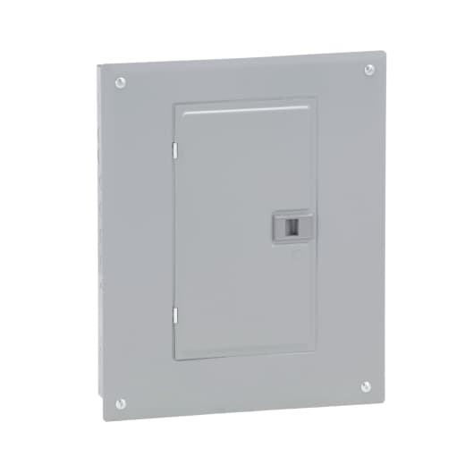 Schneider Electric HOM1224M100PC Square D by Schneider Electric HOM1224M100PC is a load center designed for single-phase (1PH) networks. It features a welded sheet steel enclosure and a tin-plated aluminum busbar. This load center has dimensions of H455mm x W362mm x D242mm (H17.91" x W14.25" x D9.53"), with 12 spaces accommodating up to 24 single pole circuits or 12 tandem breakers. It offers a connection type via lugs, a rated current of 100A, and operates at a rated voltage of 120Vac/240Vac. The HOM1224M100PC is designed to meet NEMA 1 degree of protection standards. HOM1224M100PC on Powermatic Associates