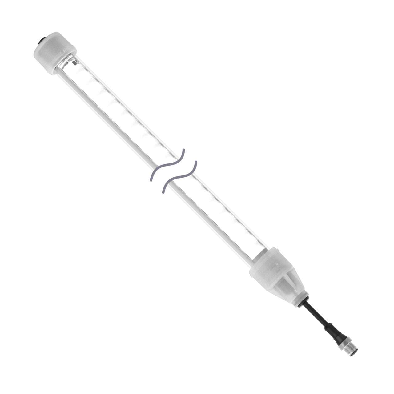 Banner RLS27PXRGBW570L35SQP Banner RLS27PXRGBW570L35SQP - RLS27 Pro Light Strip: Clear Lens Window; 570 mm; 18-30 V dc; IP67 IP69K; RGBW; Non-Cascadable; 150 mm (6 in) 4-pin M12 Pigtail QD RLS27PXRGBW570L35SQP on Powermatic Associates