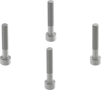 Festo 1202262 screw kit EAHM-L5-M6-40 Assembly position: Any, Corrosion resistance classification CRC: 1 - Low corrosion stress, Materials note: Conforms to RoHS, Material screws: Steel, nickel-plated 1202262 on Powermatic Associates