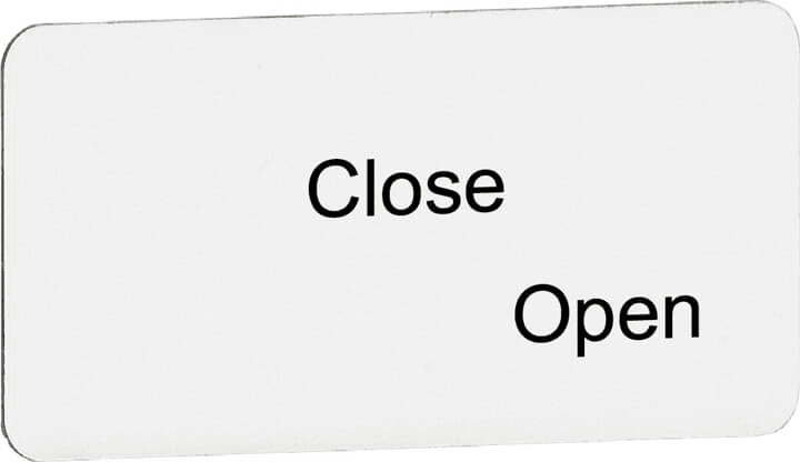 ABB Control MA6-1077 MA6-1077 ABB Control - SPECIAL LEGEND PLATE CLOSE OPEN MA6-1077 on Powermatic Associates