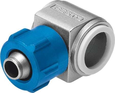 Festo 6282 ring piece LK-1/4-PK-4-KU With 2 sealing rings. Operating pressure complete temperature range: 0 - 10 bar, Maritime classification: see certificate, Pneumatic connection, port  2: for barbed connector internal diameter 4 mm with nut, Materials note: (* Fr 6282 on Powermatic Associates