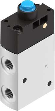 Festo 8031331 stem actuated valve VMEF-STC-M32-M-G18 Valve function: 3/2 closed, monostable, Type of actuation: mechanical, Width: 20 mm, Standard nominal flow rate: 750 l/min, Operating pressure MPa: 0,35 - 1 MPa 8031331 on Powermatic Associates