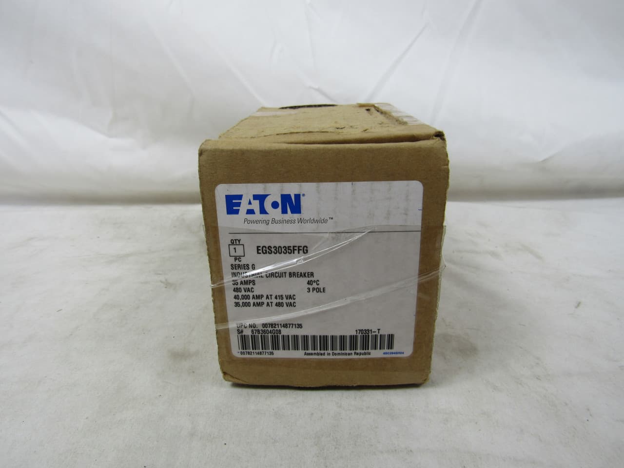 EGS3035FFG on Powermatic Associates