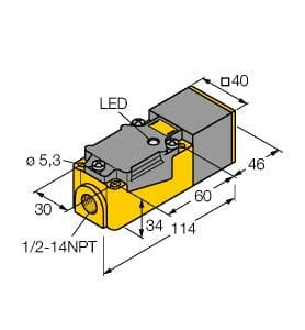 Turck BI15-CP40-Y1X/S10 BI15-CP40-Y1X/S10 Turck - BI15-CP40-Y1X/S10 Inductive Sensor BI15-CP40-Y1X/S10 on Powermatic Associates