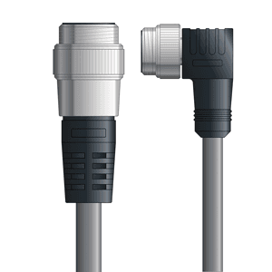 Lapp DN4110053F01 DN4110053F01 - LAPP UNITRONIC® DeviceNet Cordsets 14 & 18 AWG / 1 + 1 pair Bus - Gray PVC - 7/8 in Male / 7/8 in Male 90 deg connectors - 1m DN4110053F01 on Powermatic Associates