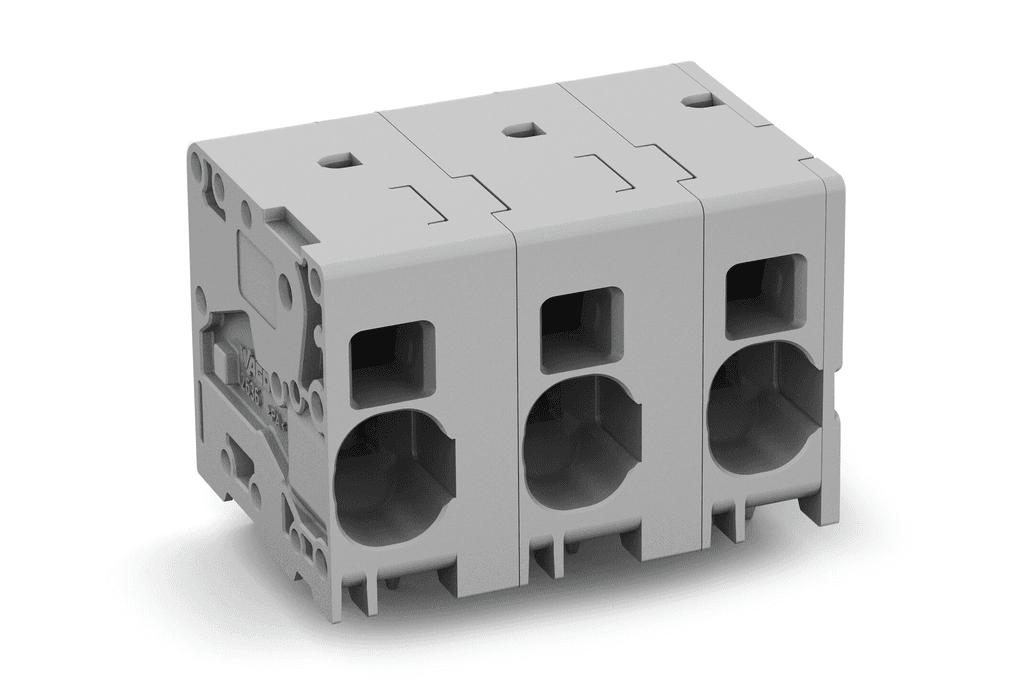 WAGO 2636-1357 2636-1357 WAGO - PCB terminal block; Pin spacing 15 mm; double pinning; 7-pole; Push-in CAGE CLAMP®; gray 2636-1357 on Powermatic Associates