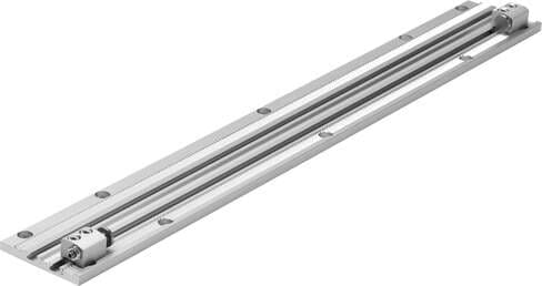 Festo 525694 mounting rail SLG-S-18-100 For intermediate position module with linear drive SLG Assembly position: Any, Corrosion resistance classification CRC: 2 - Moderate corrosion stress, Ambient temperature: -10 - 60 °C, Product weight: 246 g, Mounting type: With 525694 on Powermatic Associates