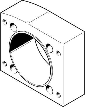 Festo 3712650 coupling housing EAMK-A-L95-95A/B-G2 Assembly position: Any, Storage temperature: -25 - 60 °C, Relative air humidity: 0 - 95 %, Ambient temperature: -10 - 60 °C, Product weight: 1280 g 3712650 on Powermatic Associates