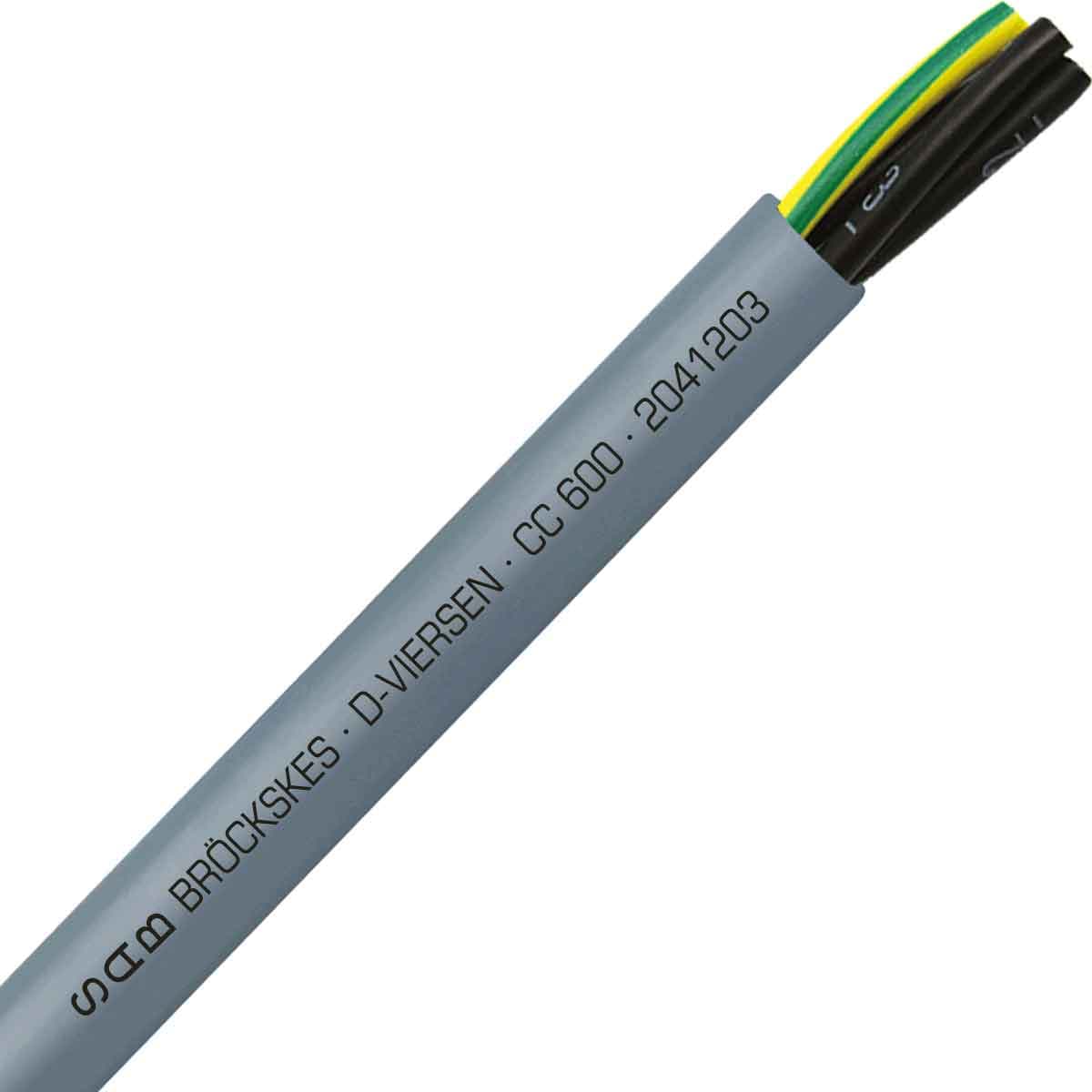 SAB 2041203 CC 600 - 12 AWG/3c, oil resistant PVC flexible control cable, 600V, UL, CSA, VDE, CE, RoHS 2041203 on Powermatic Associates