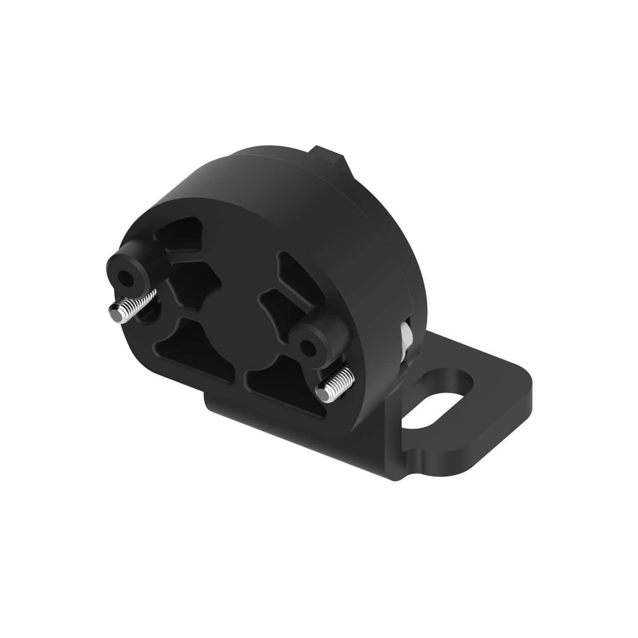 Banner S4BA-MBK-11 Banner S4BA-MBK-11 - S4B, Accessory Bracket: End Mount; Includes 2 Brackets and Hardware; Rotation: +/-15 Degrees; 8 GA Steel, Black Zinc Plated, Glass-Filled Polycarbonate Adapter S4BA-MBK-11 on Powermatic Associates