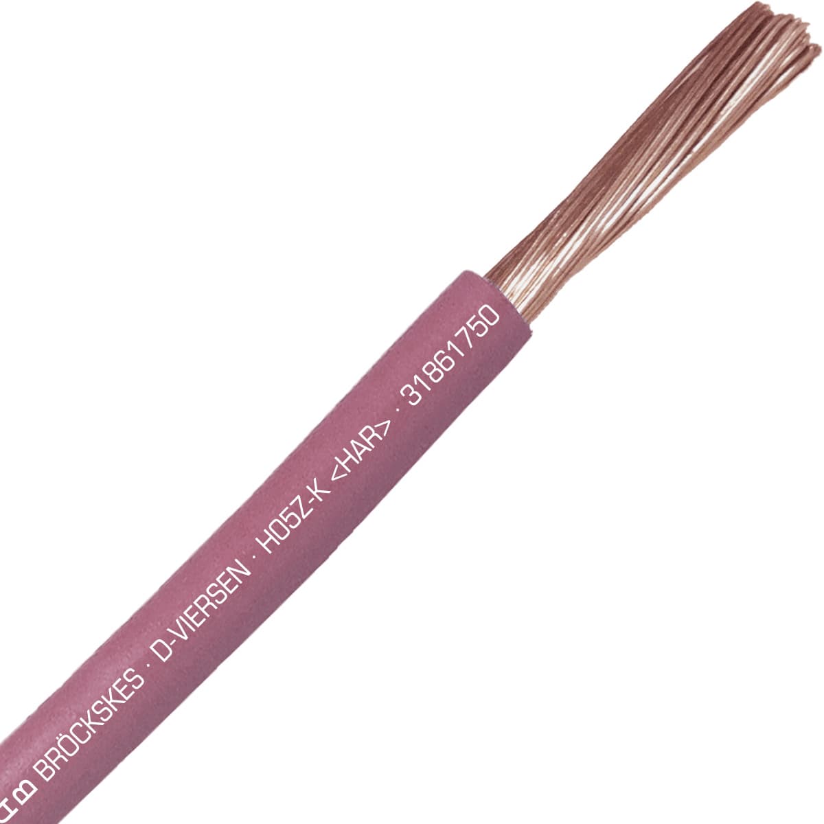 SAB 31861750 H05Z-K (HAR/CE) - 20 AWG hook-up wire, Pink 31861750 on Powermatic Associates