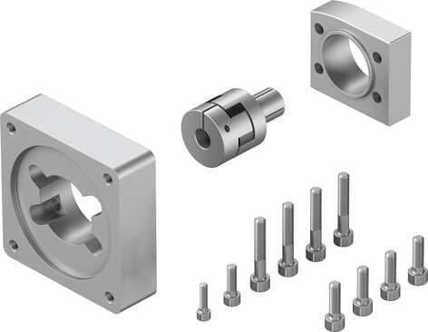 Festo 3324111 axial kit EAMM-A-N38-87A Suitable for electric drives. Assembly position: Any, Storage temperature: -25 - 60 °C, Relative air humidity: 0 - 95 %, Protection class: IP40, Ambient temperature: -10 - 60 °C 3324111 on Powermatic Associates