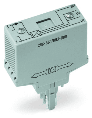 WAGO 286-661 286-661 WAGO - Current flow monitoring module; AC currents; light gray 286-661 on Powermatic Associates