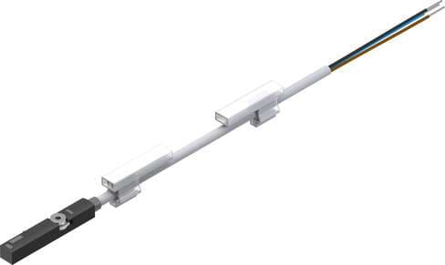 Festo 543876 proximity sensor SME-8M-DS-24V-K-7,5-OE Electric, with reed contact, for drives with T-slot, assembly from above, with cable. Authorisation: (* RCM Mark, * c UL us - Listed (OL)), CE mark (see declaration of conformity): to EU directive for EMC, Special c 543876 on Powermatic Associates