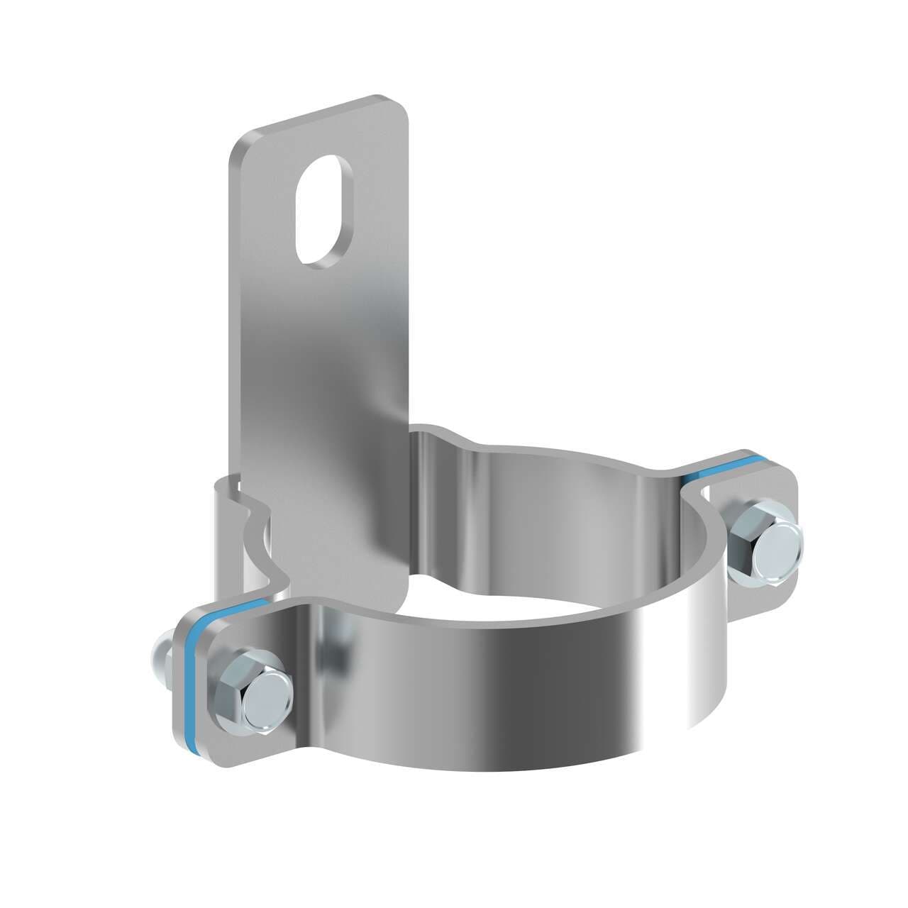 Banner EZLSA-MBK-HTE-1 EZ-SCREEN LS Accessory Bracket for IP69K LS; Includes Two Stamped Stainless Steel Brackets and Hardware; Rotation: 360 Degrees; 12 ga 304 Stainless Steel, FDA Compliant Gaskets EZLSA-MBK-HTE-1 on Powermatic Associates