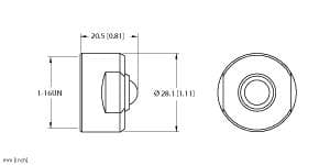 Turck RKFBV-MC RKFBV-MC Turck - RKFBV-MC Accessory for 1, Closure cap, Threaded hand tighten RKFBV-MC on Powermatic Associates