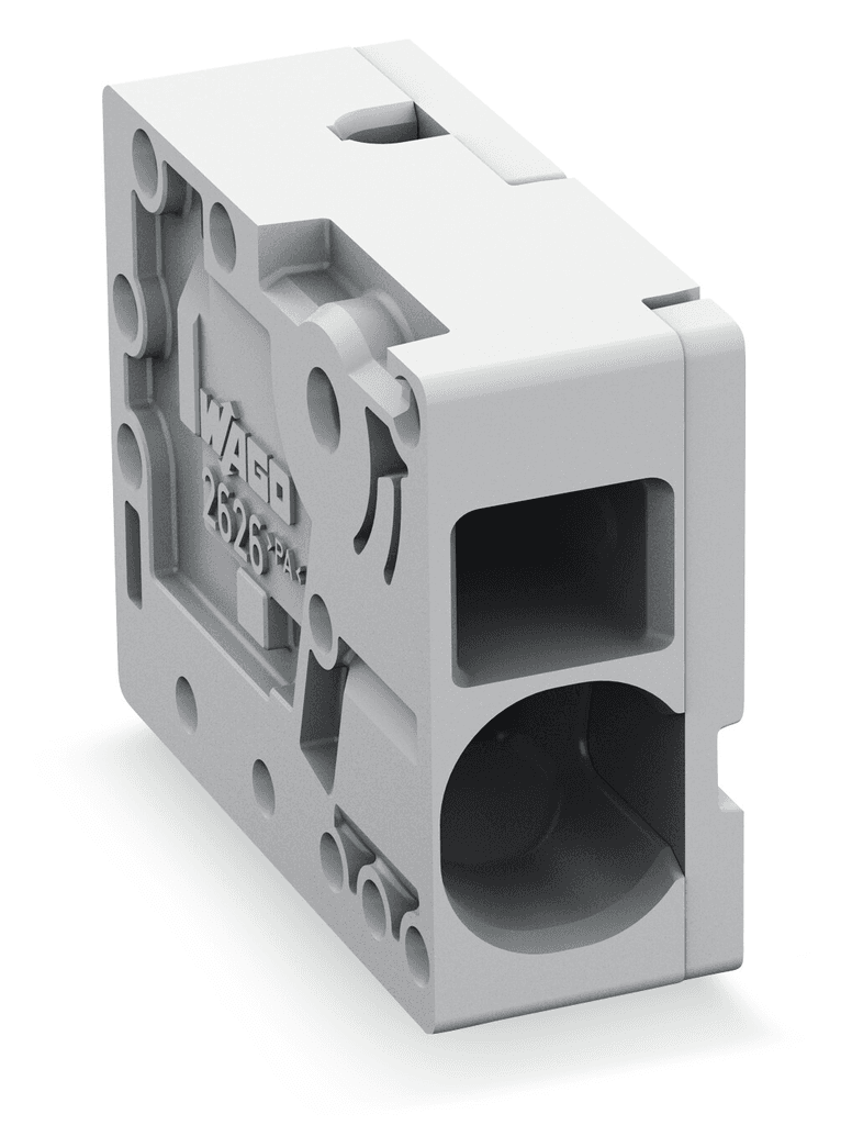 WAGO 2626-1101 2626-1101 WAGO - PCB terminal block; Pin spacing 7.5 mm; double pinning; 1-pole; Push-in CAGE CLAMP®; gray 2626-1101 on Powermatic Associates