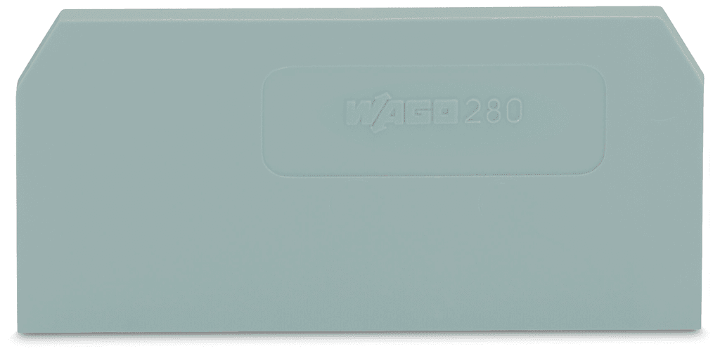 WAGO 280-308 280-308 WAGO - End and intermediate plate; 2.5 mm thick; gray 280-308 on Powermatic Associates