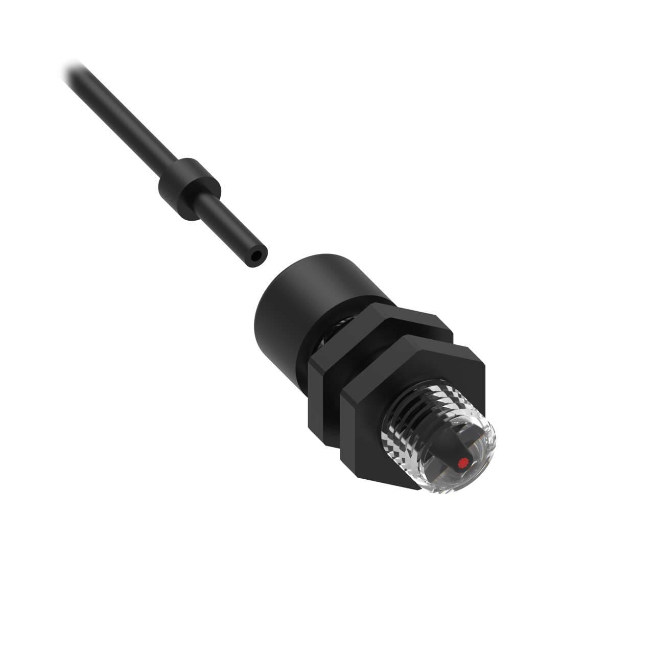 Banner PBCL22T Plastic Fiber, Retroreflective; Core Dia.: 0.5 mm & 9 x 0.25 mm; Fiber Length 0.6 m; Coaxial, Lens; T Termination PBCL22T on Powermatic Associates