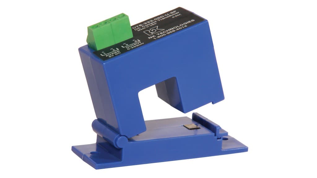 NK Technologies DT0-005-24U-U-SP DC Current Transducers, Unipolar Output, 4-wire, 0-5 VDC output, 24V AC/DC power, split core DT0-005-24U-U-SP on Powermatic Associates