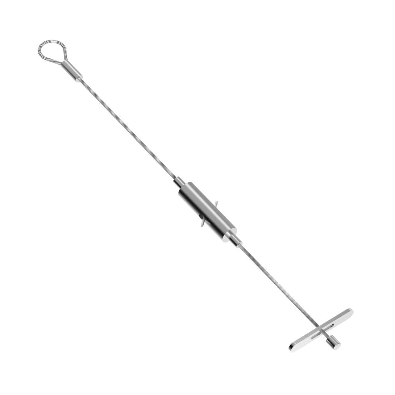 Banner LMBWLS70HK Bracket: For Use with WLS70; Adjustable-Length Hanging Kit (6-65 in); 5 ft Aircraft Cable with Looped End; Set of Two Hanging Cables per Kit; For use with LMBWLS70T LMBWLS70HK on Powermatic Associates