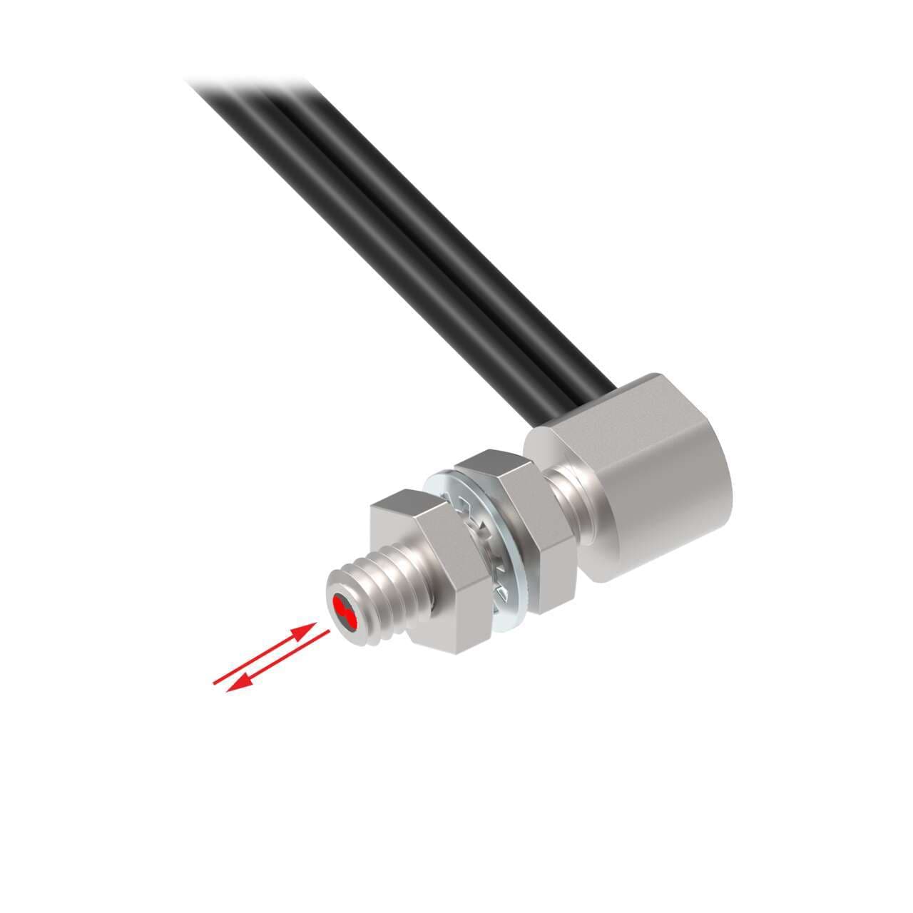 Banner PBAT415UHFMTA Plastic Fiber, Diffuse Reflective; Core Dia.: 1 mm; Fiber Length 5 m; Angle, Thread; DuraBend, Free cut PBAT415UHFMTA on Powermatic Associates