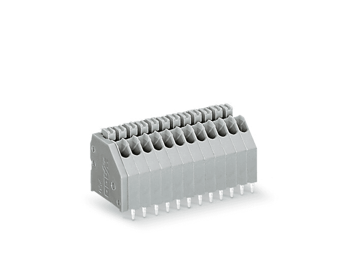 WAGO 250-304 250-304 WAGO - PCB terminal block; push-button; 0.5 mm²; Pin spacing 2.5 mm; 4-pole; Push-in CAGE CLAMP®; 0,50 mm²; gray 250-304 on Powermatic Associates