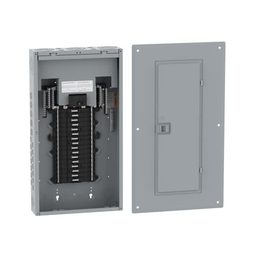 Schneider Electric CQO132M100PC Loadcentre, QO, 1 phase, 32 spaces, 53 circuits, 100A main breaker, PoN, NEMA1, combo cover, CSA CQO132M100PC on Powermatic Associates