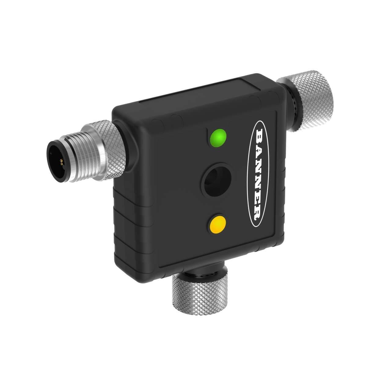 Banner R45C-B22-SQ R45C Series: In-Line Converter; Voltage: 18-30 V dc; IP65/IP67/IP68; Female #1: Discrete IO; Male: PICK IQ; Female #2: PICK IQ R45C-B22-SQ on Powermatic Associates