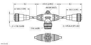 Turck RKM 40-0.3-RSM 40-RKM 40-0.3 RKM 40-0.3-RSM 40-RKM 40-0.3 Turck - RKM 40-0.3-RSM 40-RKM 40-0.3 Tee RKM 40-0.3-RSM 40-RKM 40-0.3 on Powermatic Associates