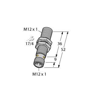 Turck BI4-M12-AP6-H1141 BI4-M12-AP6-H1141 Turck - BI4-M12-AP6-H1141 Inductive Sensor, With Increased Switching Distance BI4-M12-AP6-H1141 on Powermatic Associates
