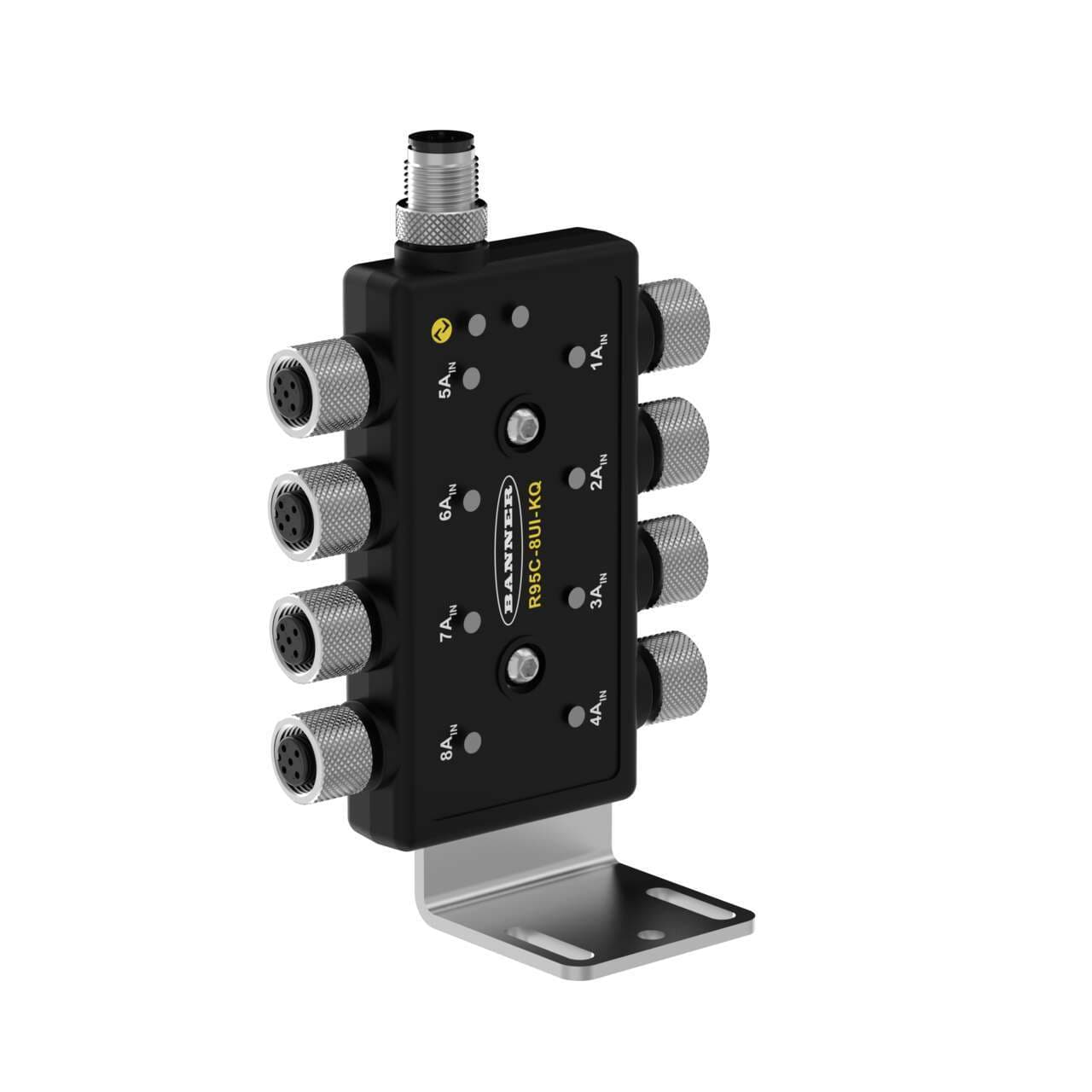 Banner R95C-8UI-KQ Banner R95C-8UI-KQ - R95C Series: 8 port Analog IO-link Hub; IO-link Interface; 4-pin M12 QDs R95C-8UI-KQ on Powermatic Associates