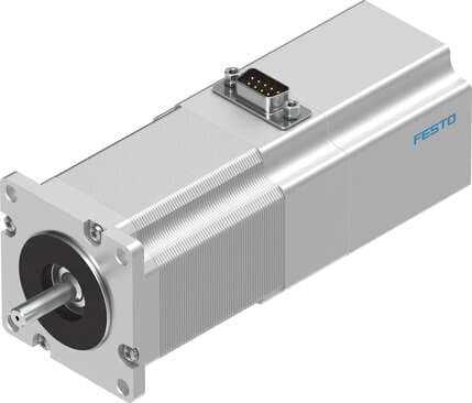 Festo 1370480 stepper motor EMMS-ST-57-M-SB-G2 Without gear unit/with brake. Ambient temperature: -10 - 50 °C, Storage temperature: -20 - 70 °C, Relative air humidity: 0 - 85 %, Conforms to standard: IEC 60034, Insulation protection class: B 1370480 on Powermatic Associates
