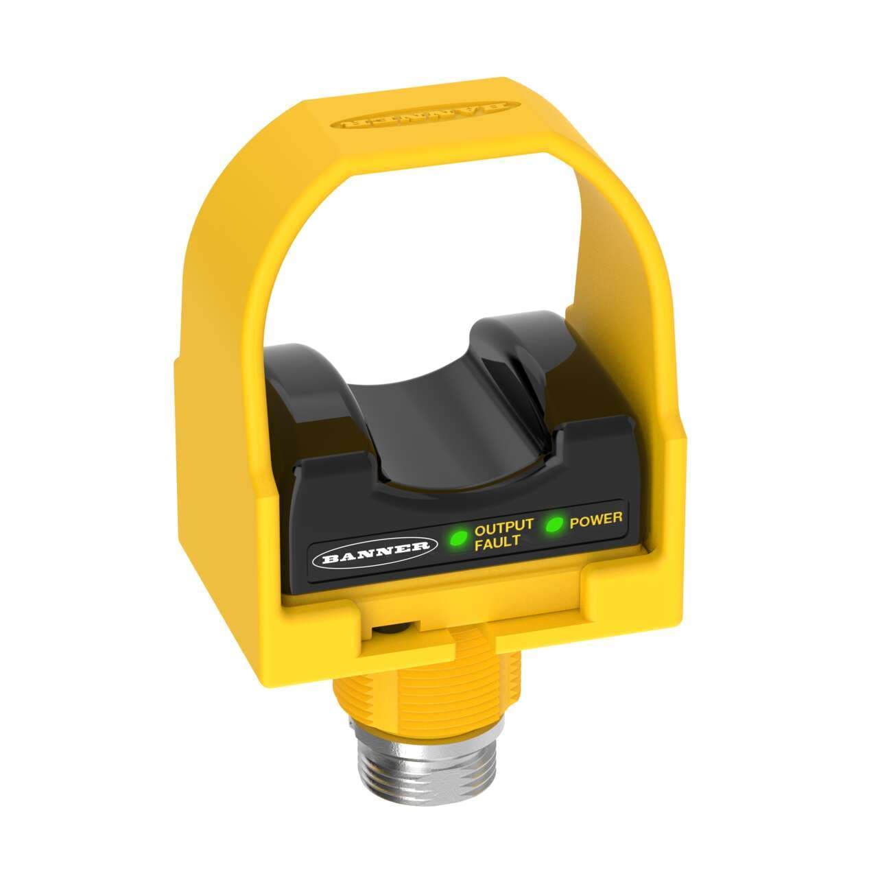 Banner STBVR81Q STB Series: Self-Checking Touch Button w/Yellow F.C.; Input: 20-30 V ac or dc; Upper Housing: Black Polyetherimide; Outputs: Two Independent and Complementary Relays; MINI-style Integral QD STBVR81Q on Powermatic Associates
