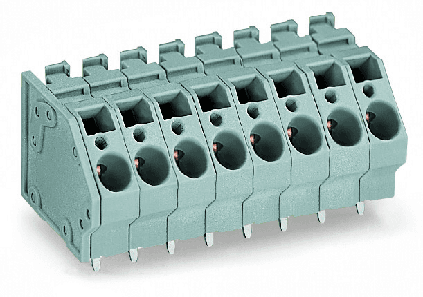 WAGO 745-310 745-310 WAGO - PCB terminal block; 6 mm²; Pin spacing 7.5 mm; 10-pole; CAGE CLAMP®; commoning option; 6,00 mm²; gray 745-310 on Powermatic Associates
